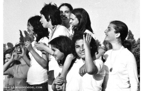 1971 - Il Podio della Staffetta Femminile