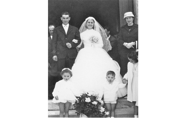 1959 - Vittorio e Tosca sposi in Collegiata